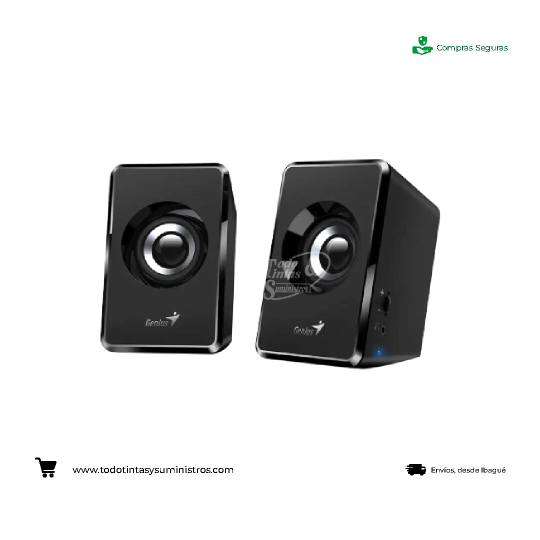 Parlantes Genius SP-U125 para PC Negro