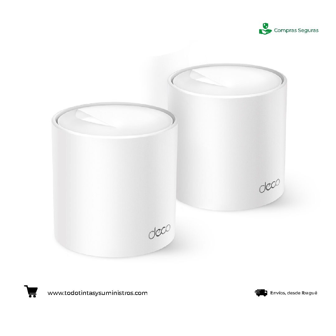 Deco Extensor de rango TP LINK AX1500 Wi-Fi 6 Mesh 2-pack