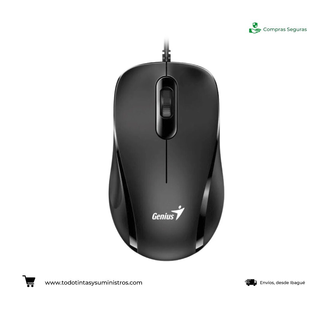 Mouse Genius DX101 Alámbrico negro