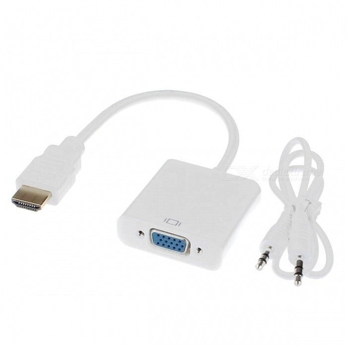 Convertidor de HDMI A VGA + Audio
