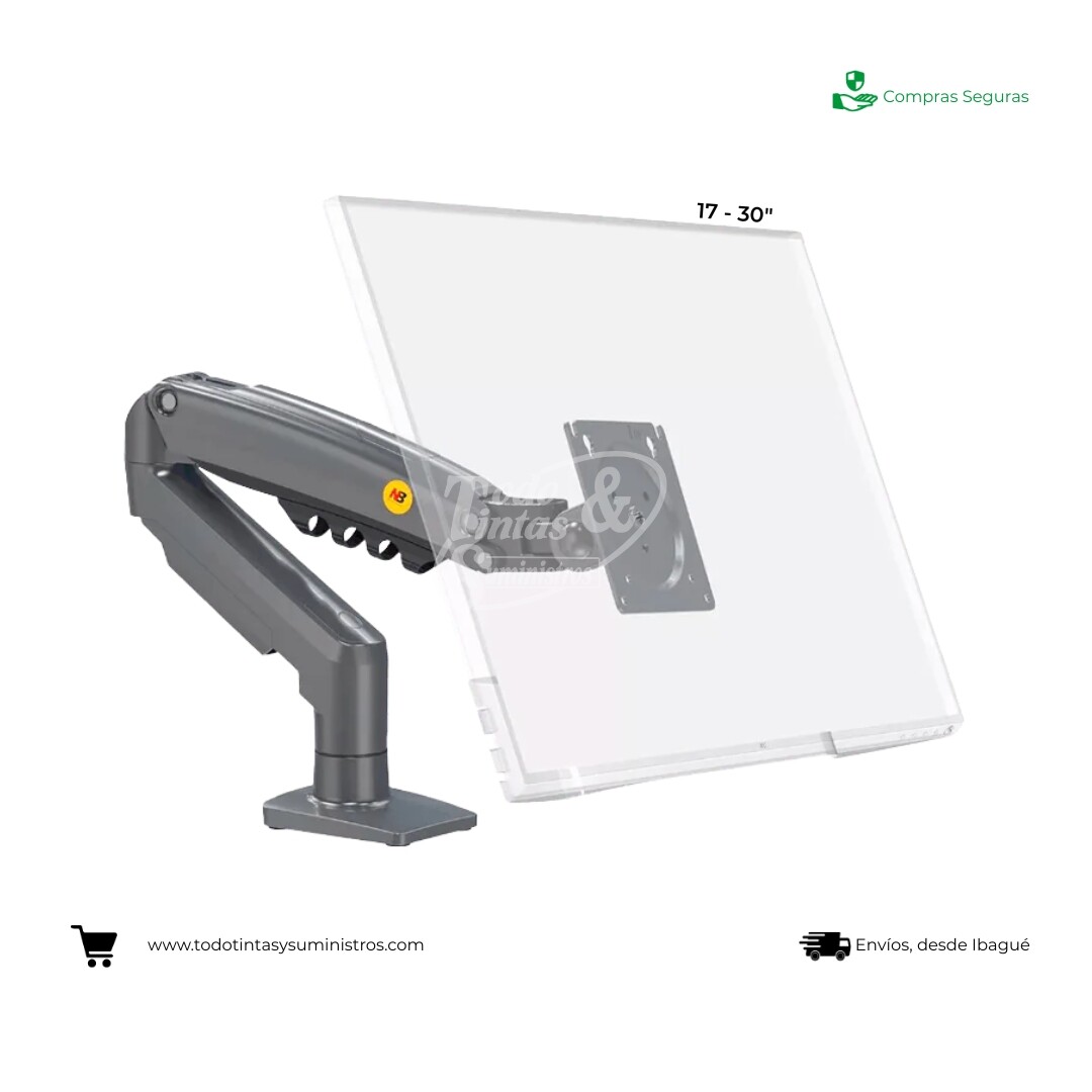 Brazo Soporte Ergonómico para Monitor 17'' a 30" NB F80  North Bayou