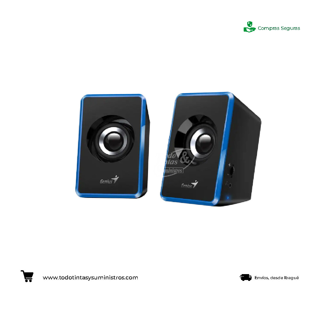 Parlantes Genius SP-U125 para PC Azul