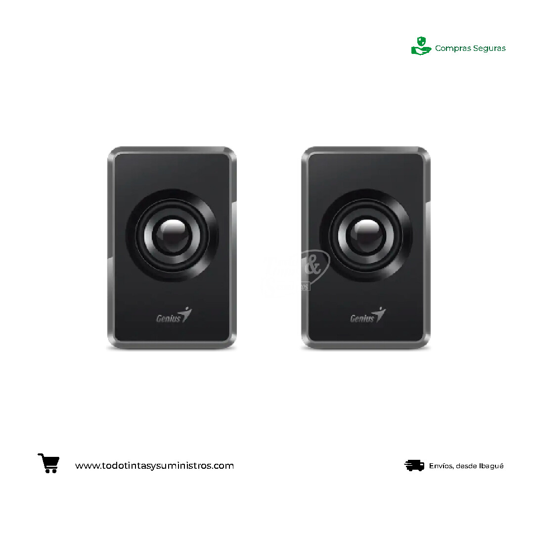 Parlantes Genius SP-U125 para PC Gris 2