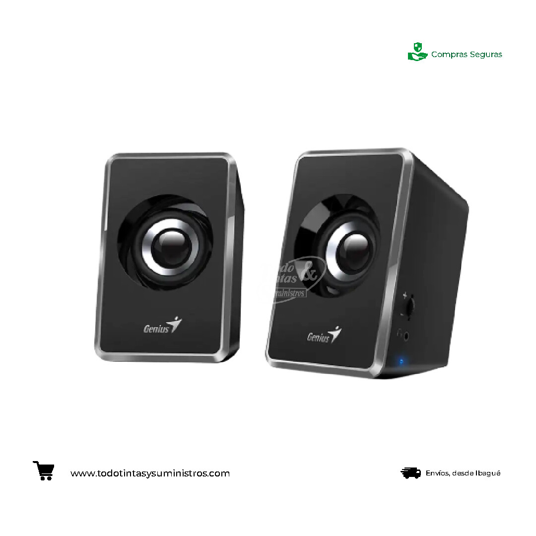 Parlantes Genius SP-U125 para PC Gris
