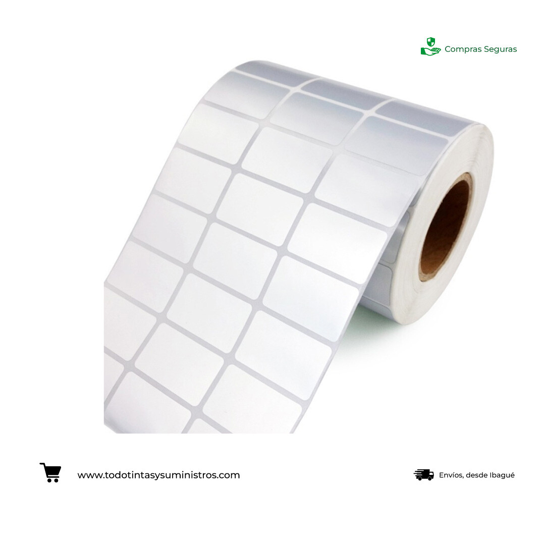 Etiqueta Adhesiva Poliéster 32X25 Rollo