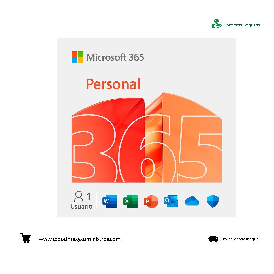 Licencia virtual Microsoft 365 Personal 1Año