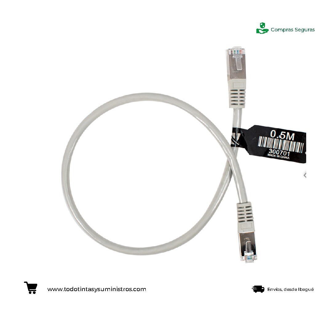 Cable de Red 50cm CAT 6 NICOLS