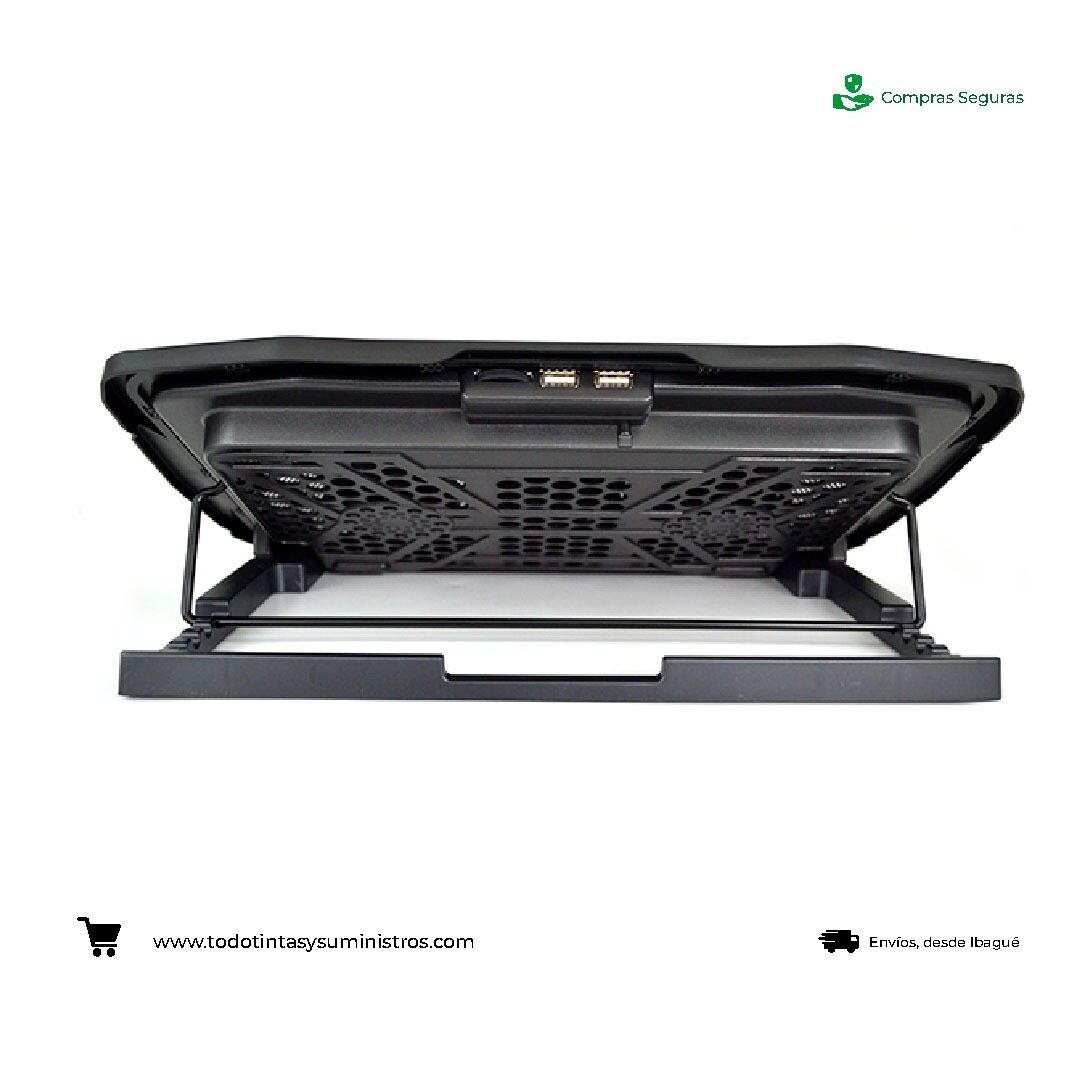 Base refrigerante Jaltech H9 6 Ventiladores para portatil 3