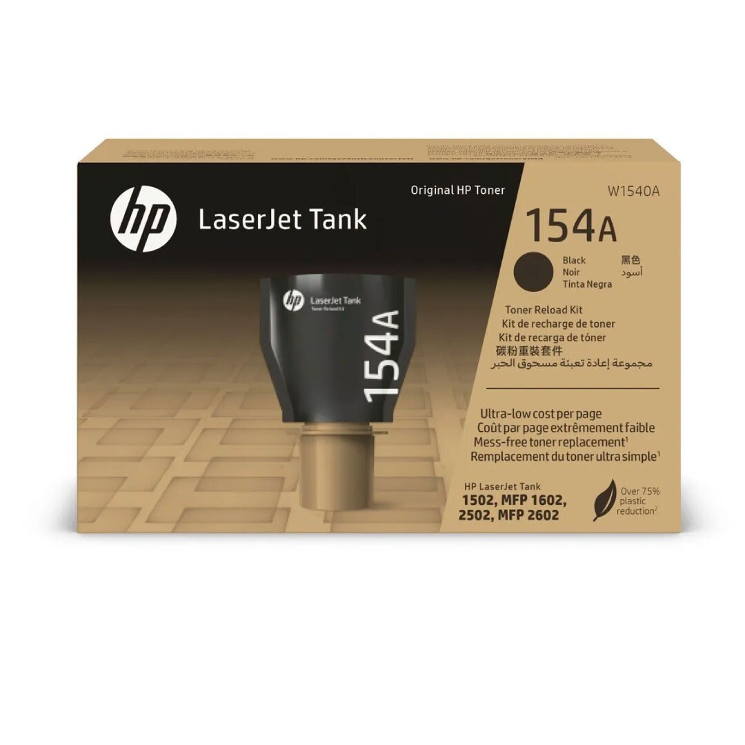 Kit de recarga de toner original laserjet 154A HP Negro