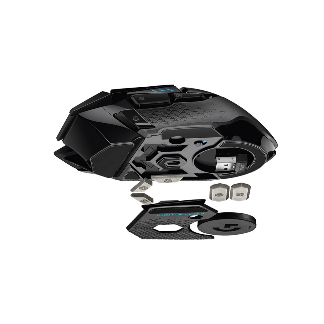 Mouse Logitech G502  LIGHTSPEED RGB Inalámbrico Negro con 11 Botones  Programables 3