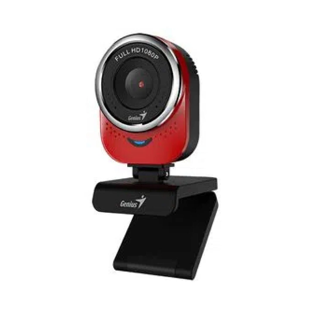 Camara Web Genius QCam 6000 Roja Full HD 1800p 2
