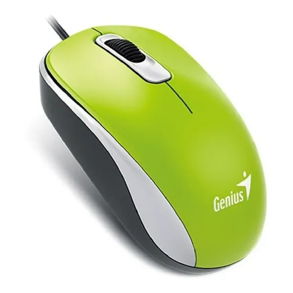 Mouse Genius DX-120 USB Alámbrico Verde