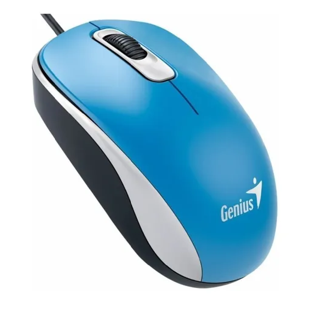 Mouse Genius DX-120 USB Alámbrico Azul