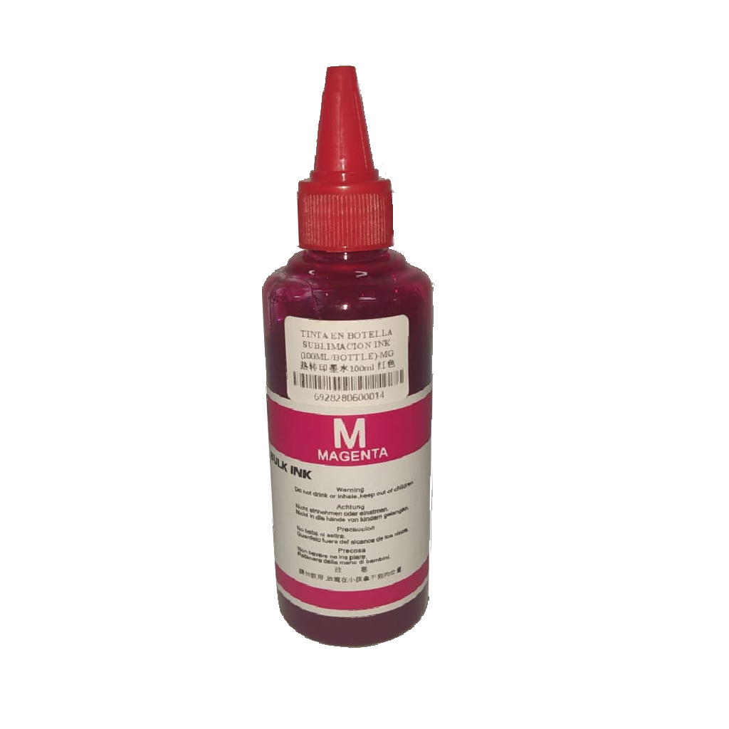 Botella de tinta sublimación magenta