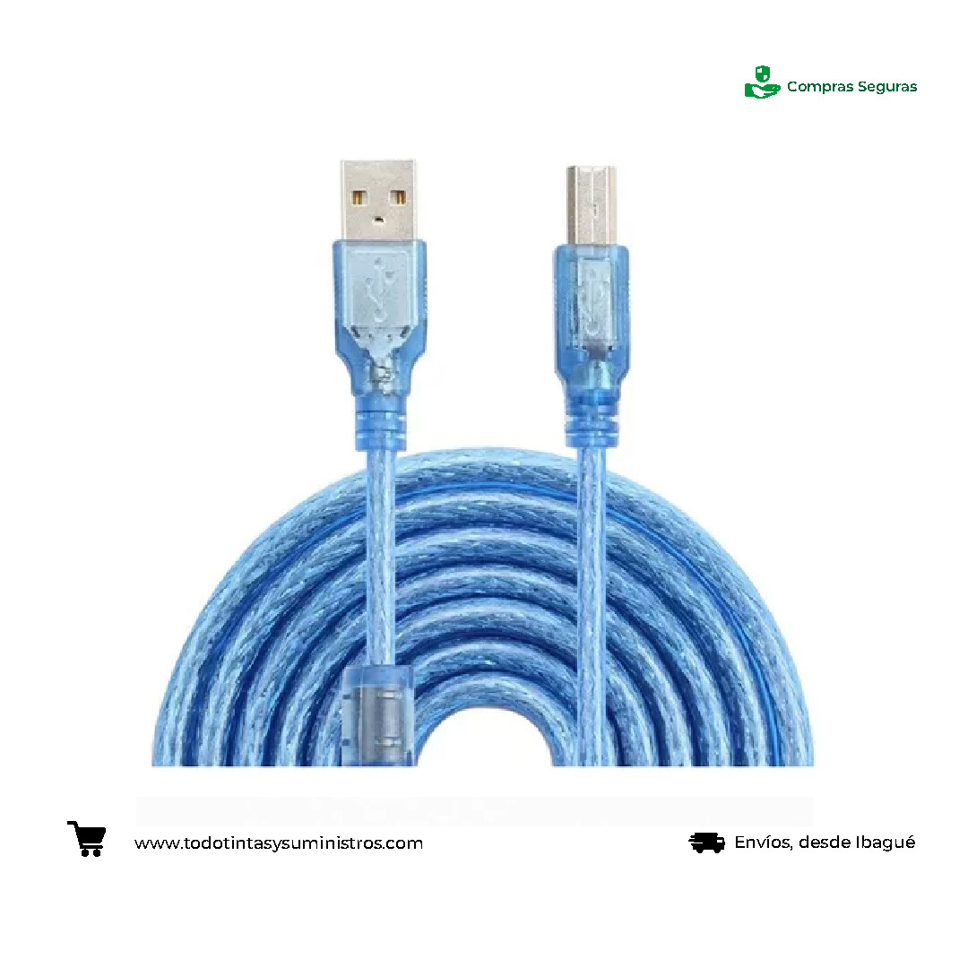 Cable USB 3 Mt Para Impresora Blindado 2