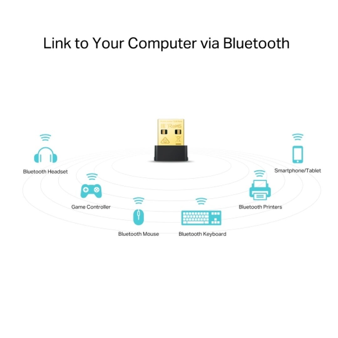 Adaptador TP Link Archer T2UB USB AC600 Nano Wi-Fi Bluetooth 4.2 2